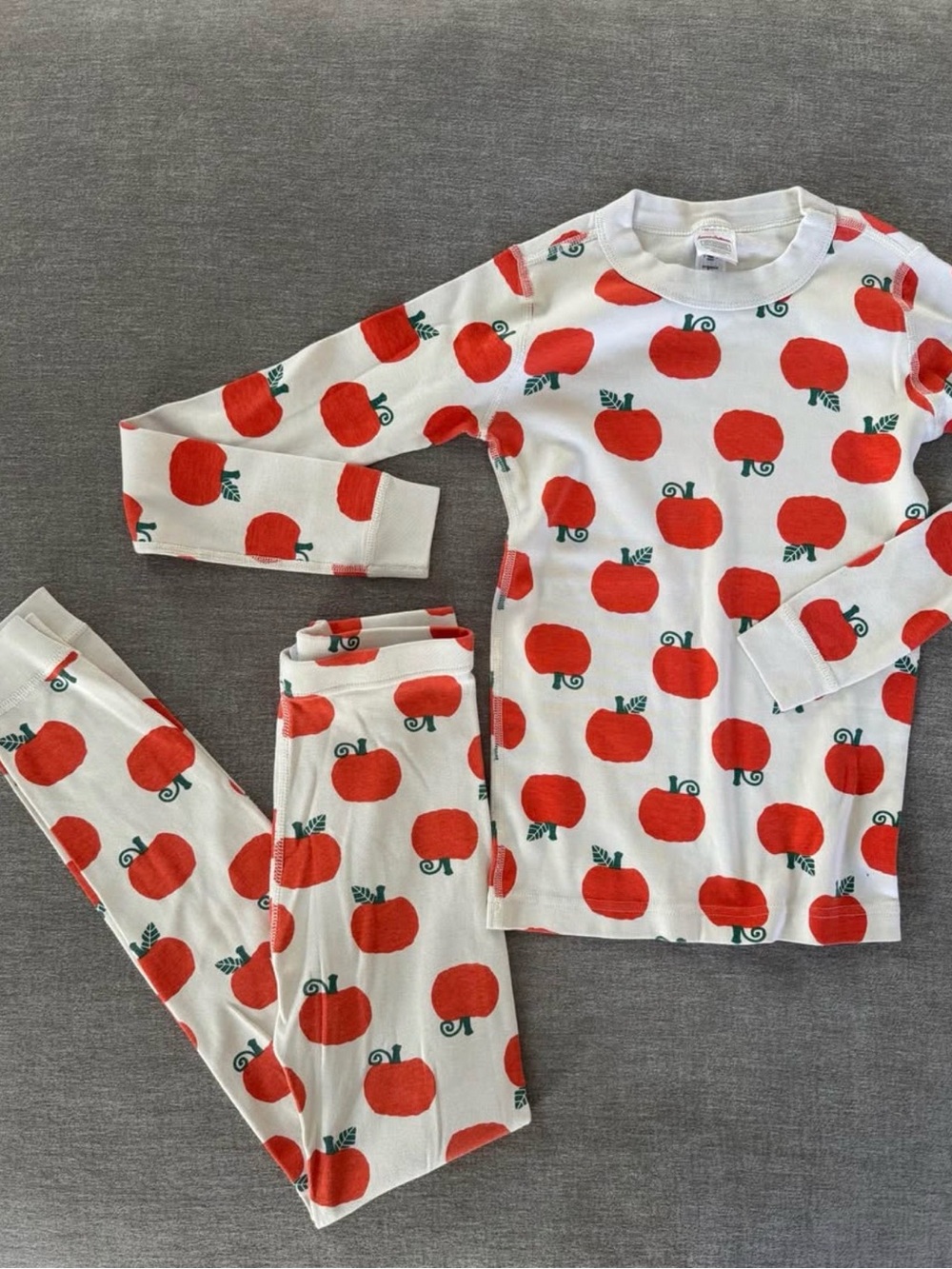 Hanna Andersson Organic Cotton Pumpkin Pajama Set Kids Size 10 (140 cm) Hallowee